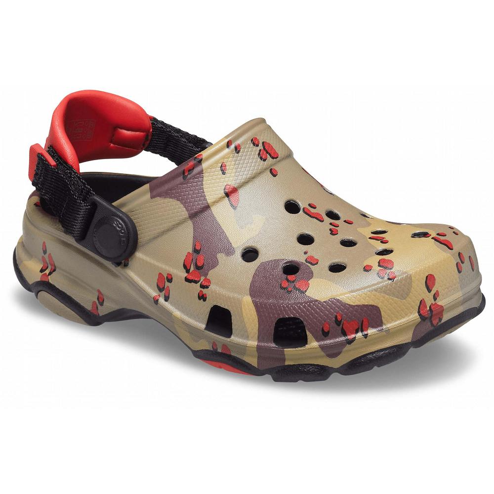 Sabots Crocs Classiche All-Terrain Desert Camo Fille Kaki | France 1478CTVE